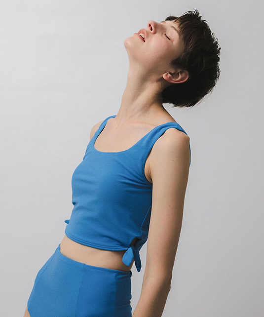 LP PILE CROPPED TOP