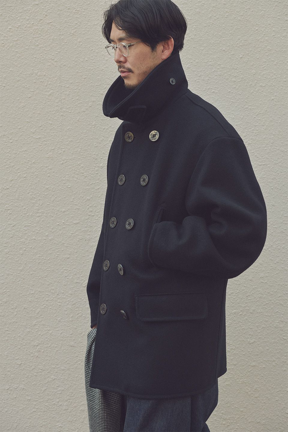 Steven Alan HEAVY MELTON PEA COAT／ピーコート