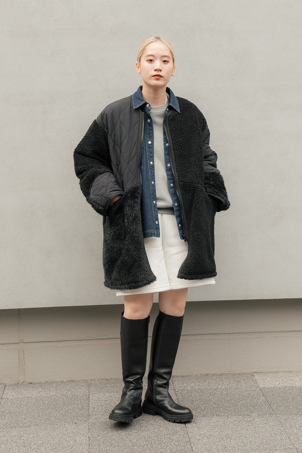 米山 知里 - UA SNAP 2022 WINTER 人気スタッフが着る冬アウター