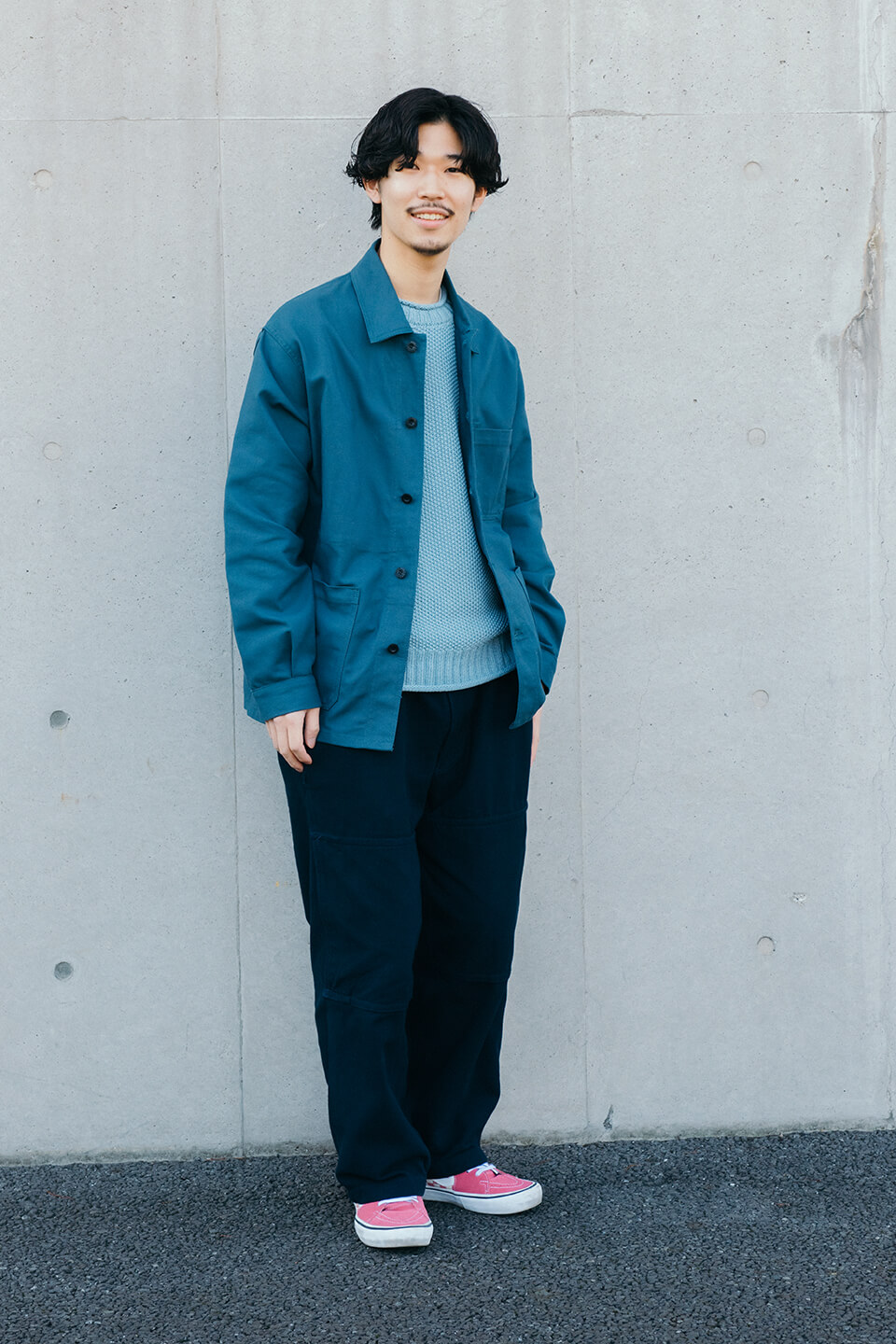 吉岡 玲欧 - UA SNAP 2023 SPRING 人気スタッフが着る、春アウター