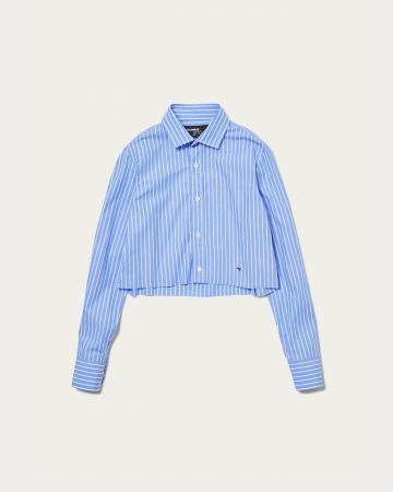 UNITED ARROWS - hommegirls ストライプ クロップドシャツの通販
