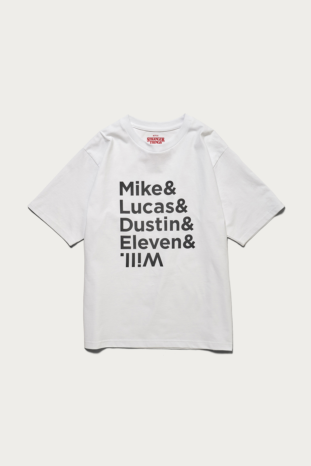 fwenclub ストレンジャーシングス futura フィギュア＆Tシャツ ストレンジャーシングス ネットフリックス プリントTシャツ L 黒