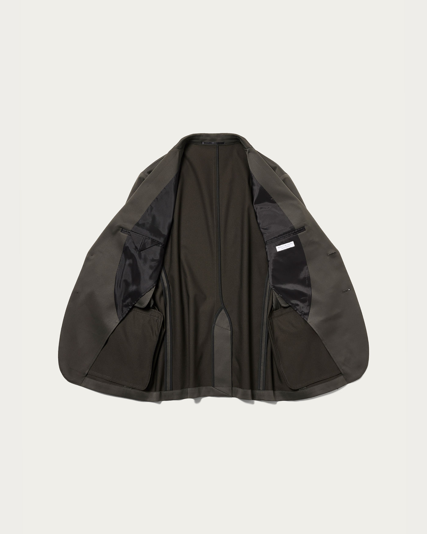UNITED ARROWS セットアップ グレー シャークスキン 3ボタン