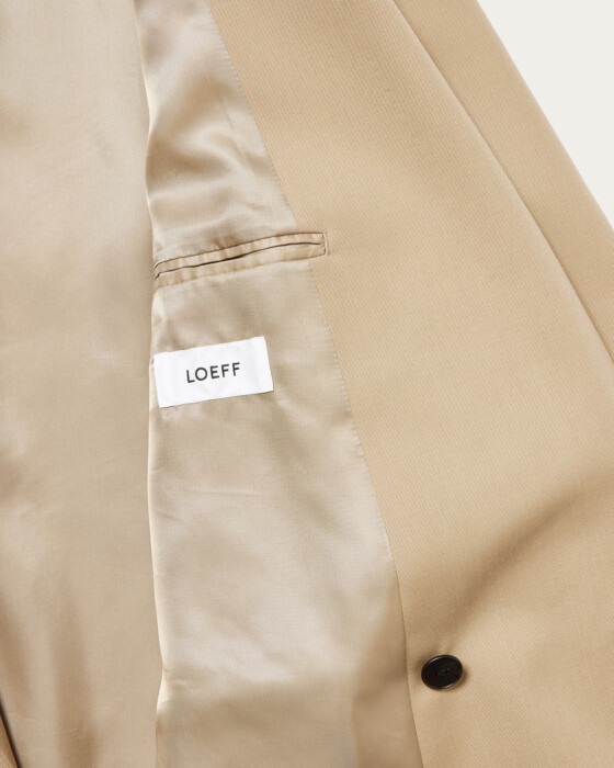 新品・タグ付】ロエフ loeff 2024 ギャバ ベスト ベージュ 完売品
