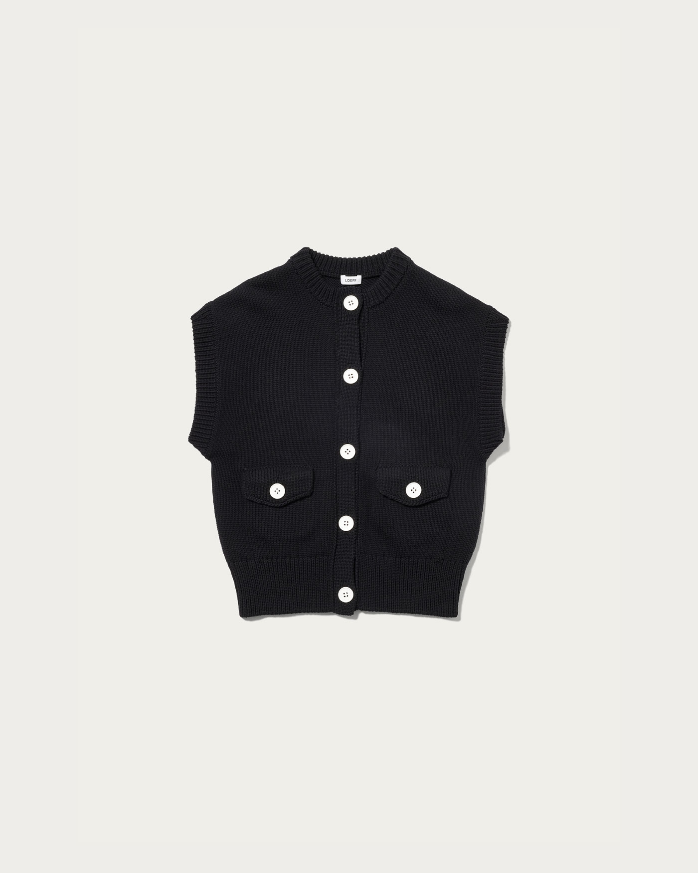 LOEFF（ロエフ）の「＜LOEFF＞フラップ ニット ベスト（ニット