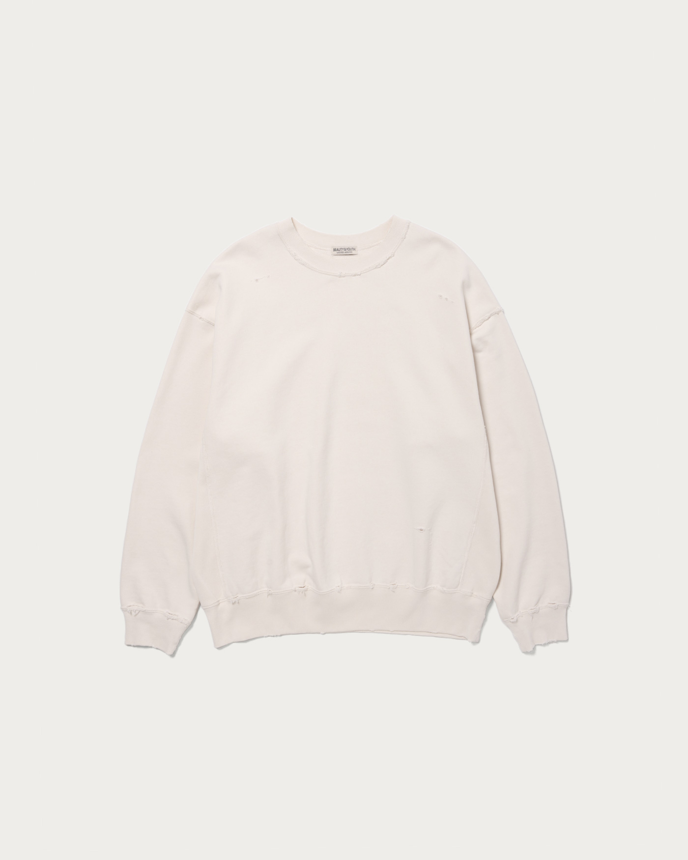 BEAUTY&amp;YOUTH UNITED ARROWS - J.C.M スウェット Washed-Look Sweatshirt - Dark blue/Champs - Kids | H&M US