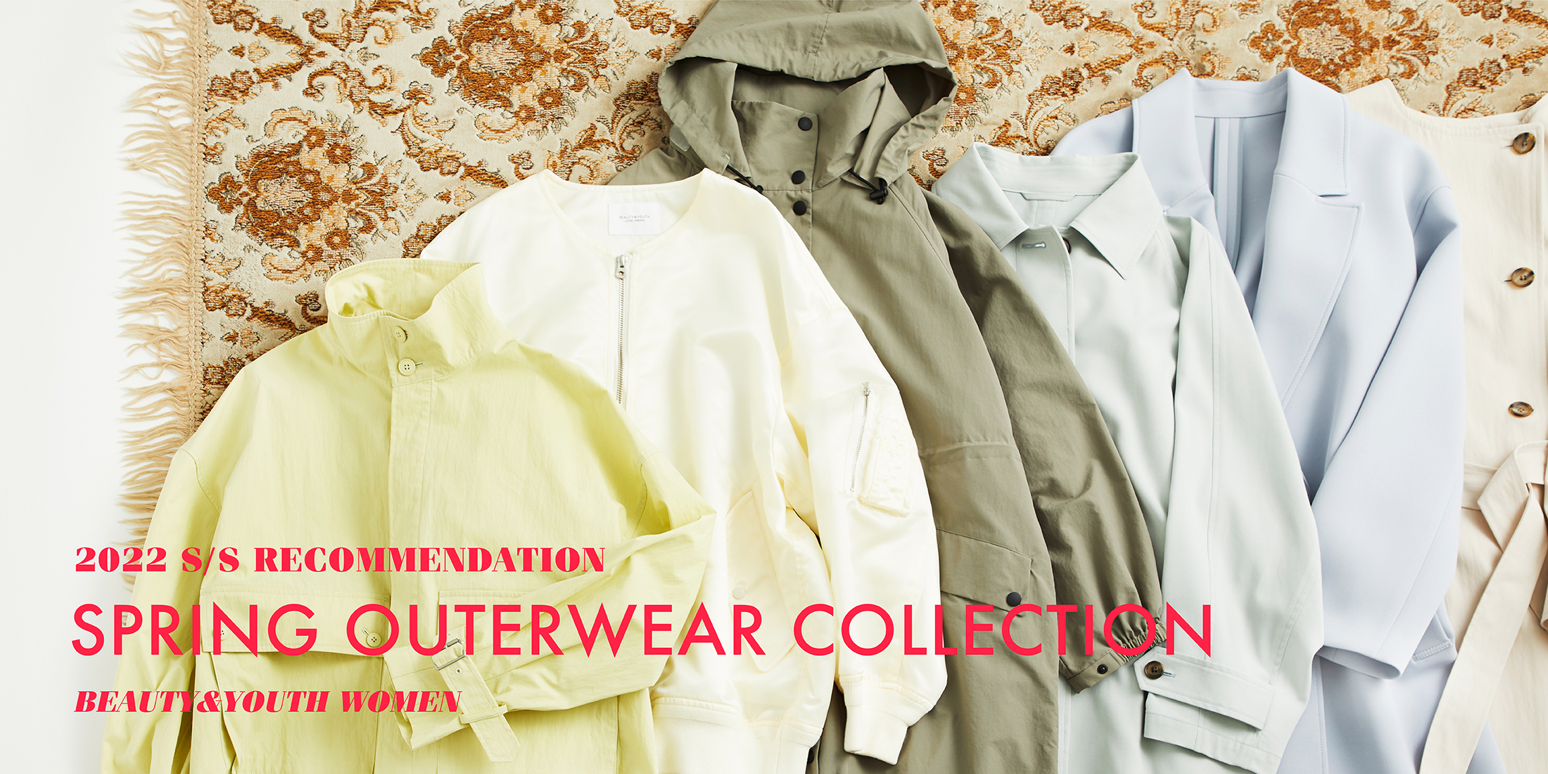 BEAUTY&YOUTH WOMEN'S 2022 SPRING OUTERWEAR COLLECTION