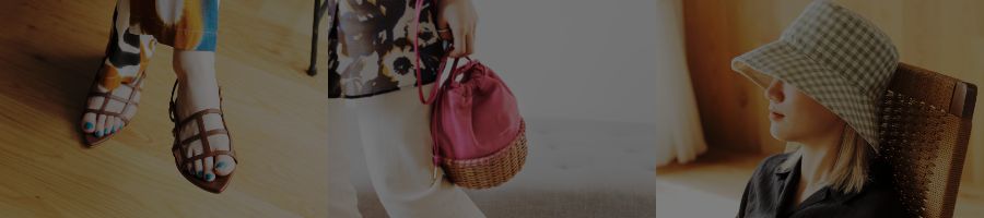 ALL ITEMS ご紹介したシューズ・バッグ・ハットはこちら
