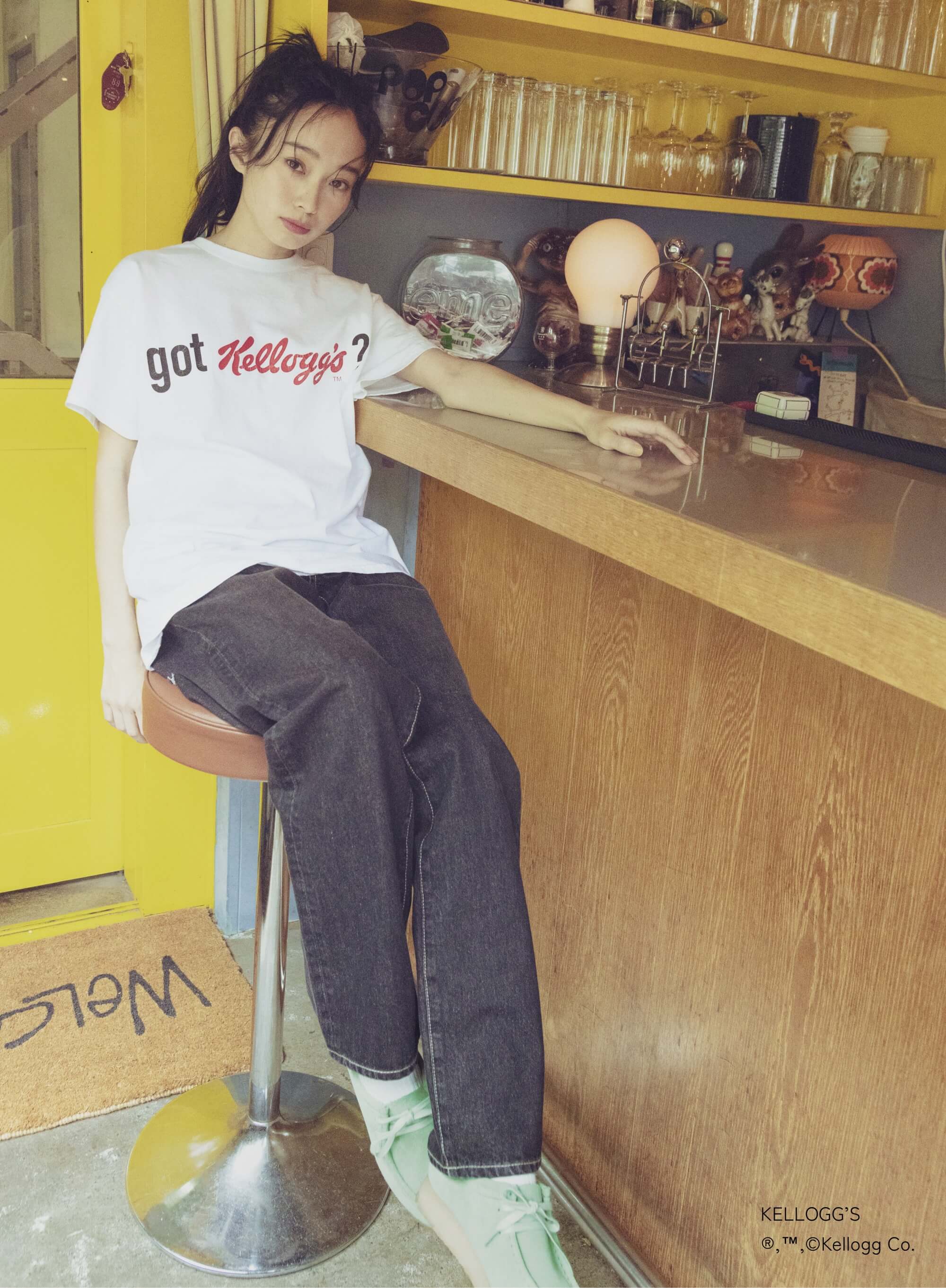＜GOODSPEED × info. BEAUTY&YOUTH＞ ケロッグTシャツ- 2 ladies