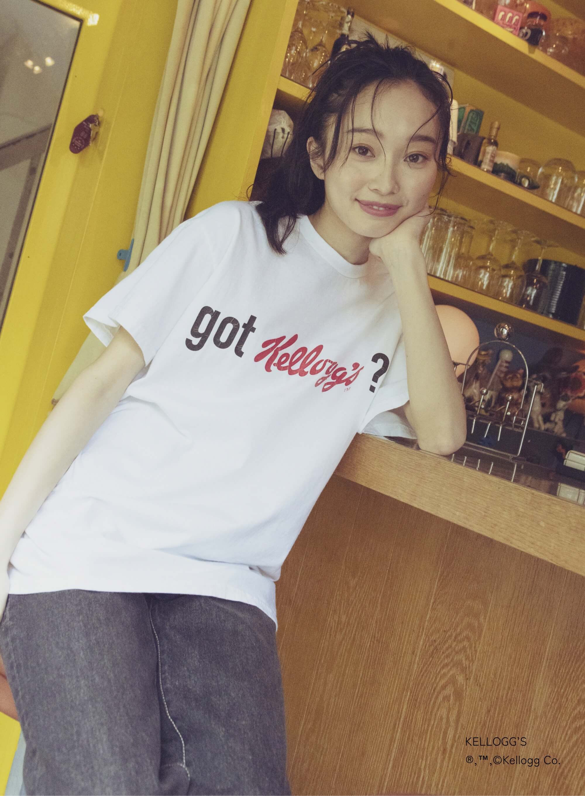 ＜GOODSPEED × info. BEAUTY&YOUTH＞ ケロッグTシャツ- 2 ladies