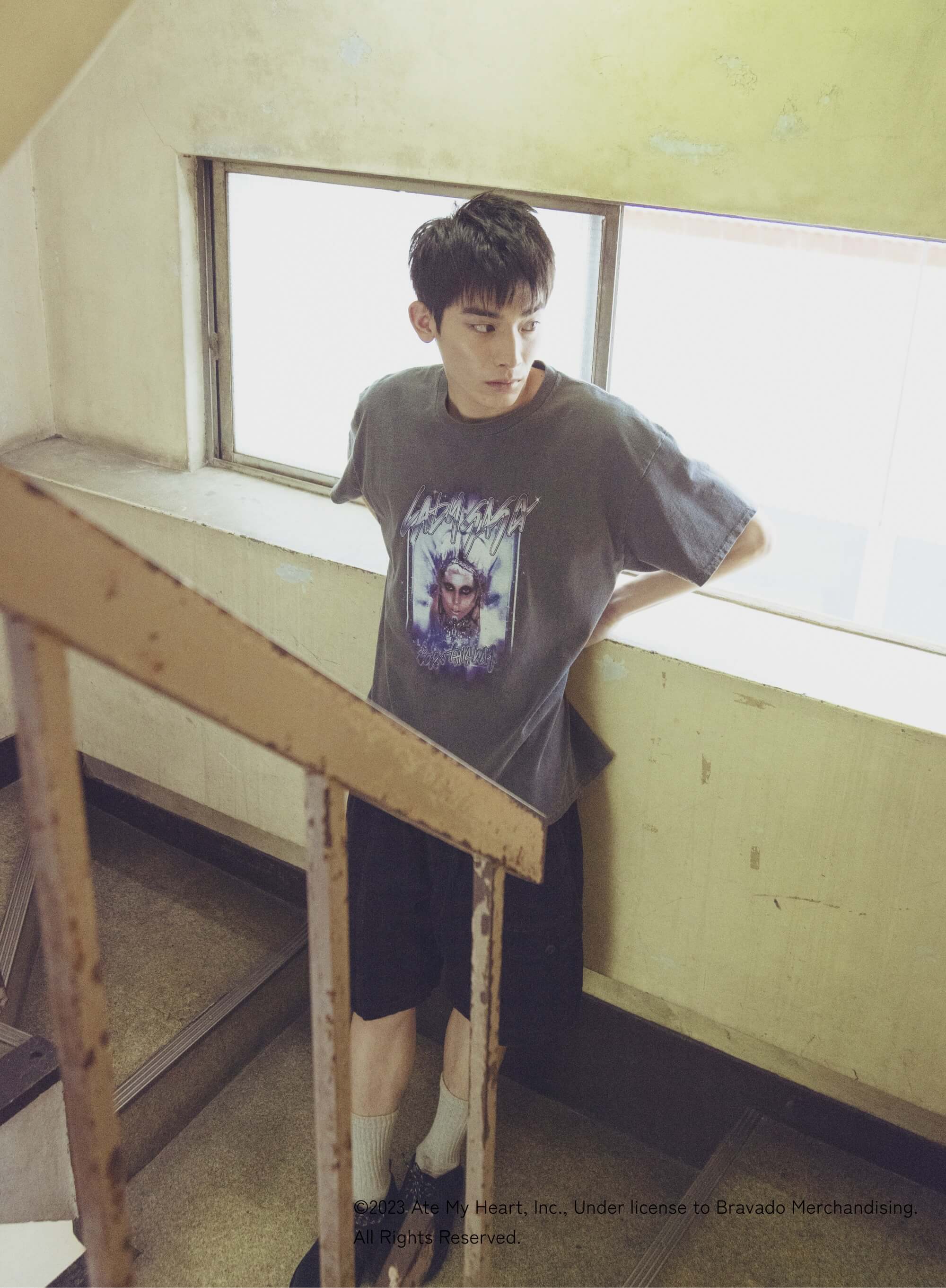 ＜GOODSPEED × info. BEAUTY&YOUTH＞レディーガガ Tシャツ