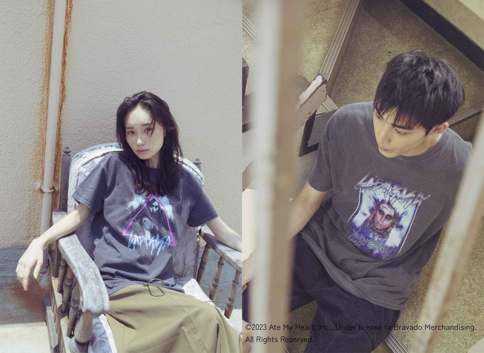 ＜GOODSPEED × info. BEAUTY&YOUTH＞レディーガガ Tシャツ