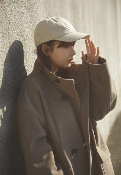HIGH NECK LONG COAT