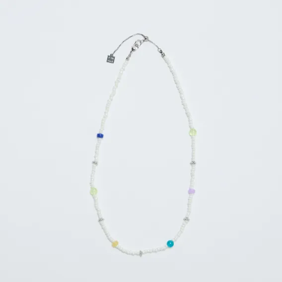 カラーミックスビーネックレス