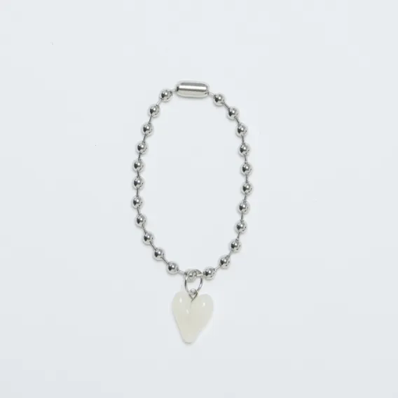 カラバリクリアハートブレスレット