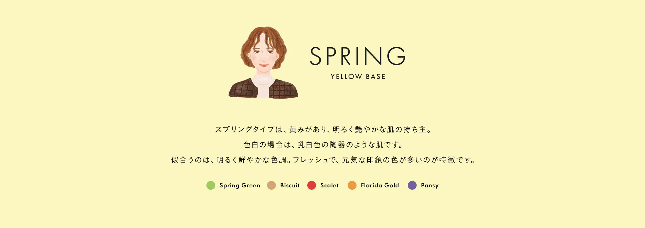 スプリング | パーソナルカラーで見つける、自分に似合う2022年秋のトップス