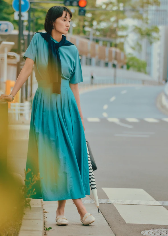 ALL-WEATHER ITEMS 撥水フレアスカート