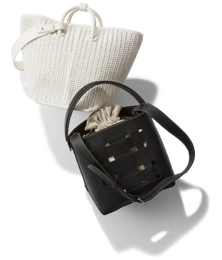 ALL-WEATHER ITEMS フェイクレザーバッグ