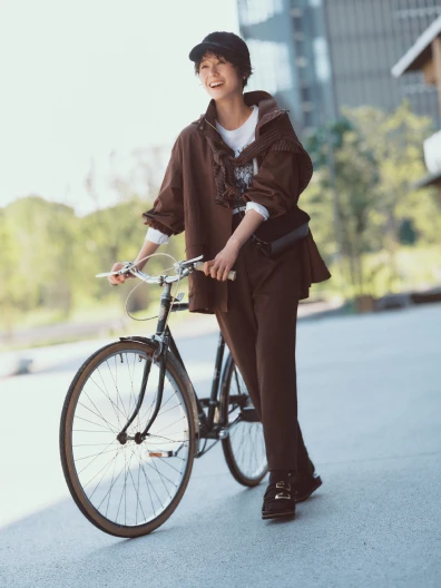 オルマイパンツ DARK BROWN #PARK