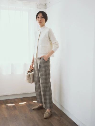 キチントボトムス CHECKED EARLY AUTUMN
