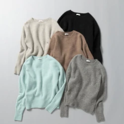 ふれてヘアリーニット