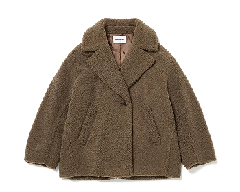 Short Curl Boa Coat MOCA