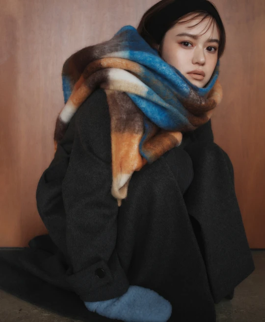 Belted Flare Long Coat