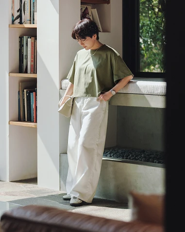 ワイドデニム OFF WHITE