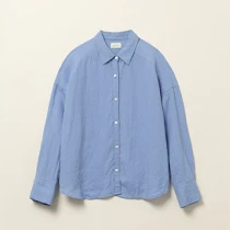 リネンバランスシャツ LIGHT BLUE
