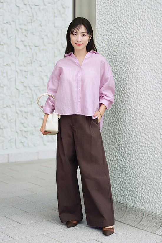 リネンバランスシャツ