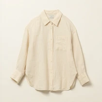 リネン２WAYシャツ NATURAL