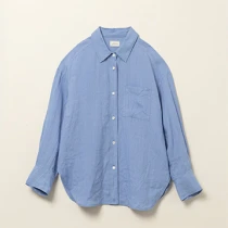 リネン２WAYシャツ LIGHT BLUE