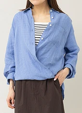 リネン２WAYシャツ Staff Coordinate