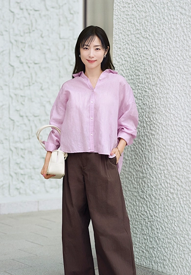 リネンバランスシャツ