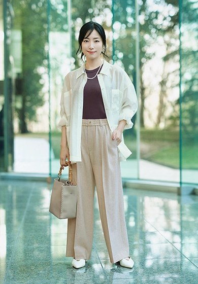 ニーハイワイドパンツ