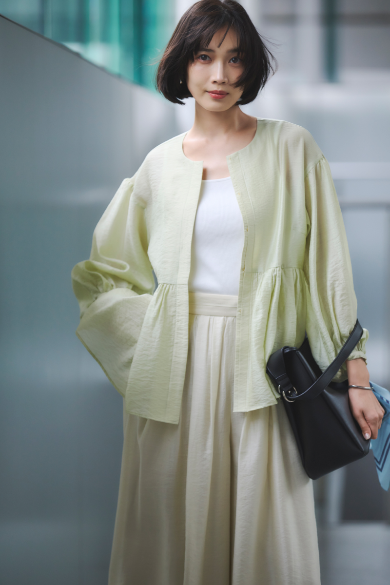 シアーシャツジャケット