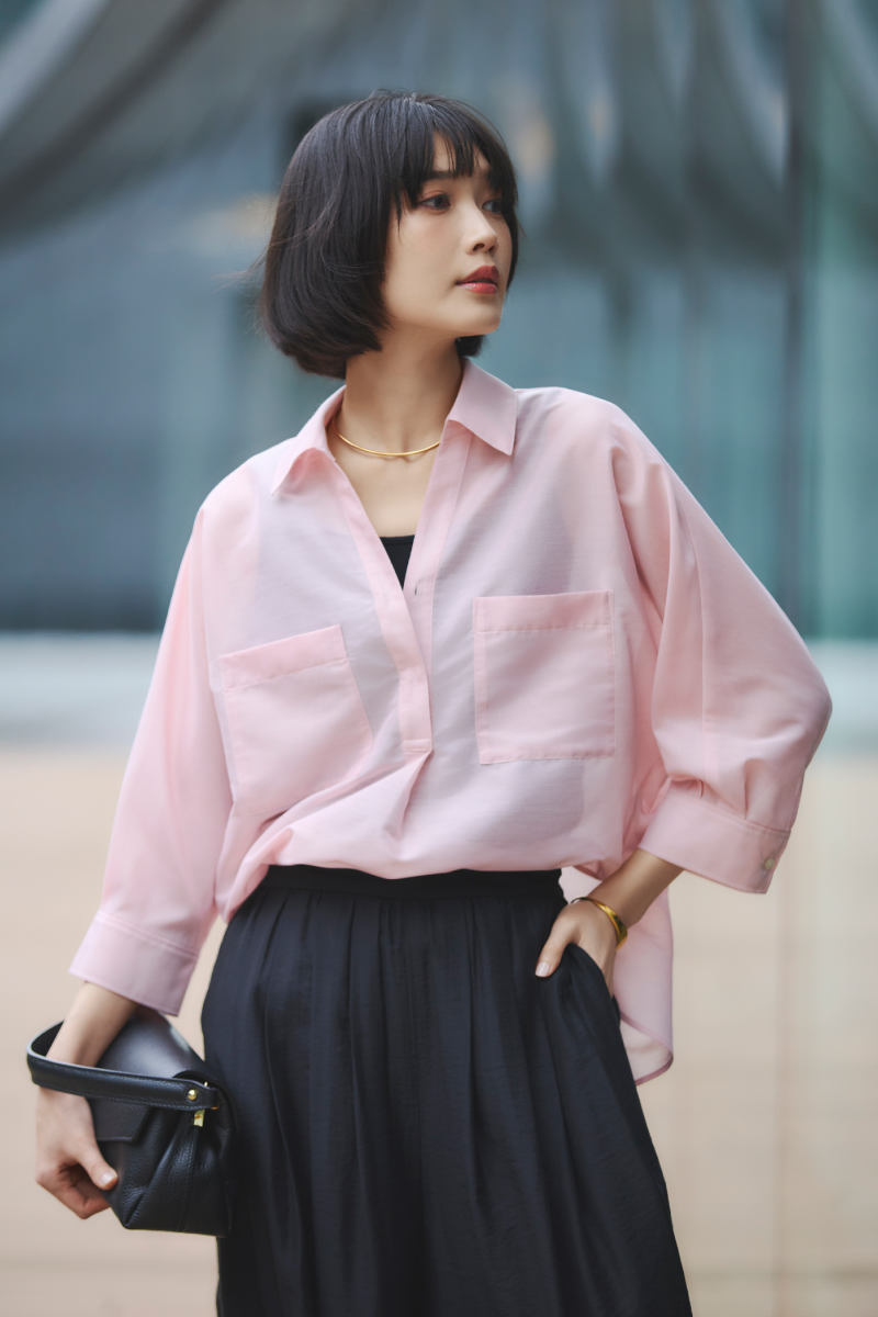 スキッパーシャツ