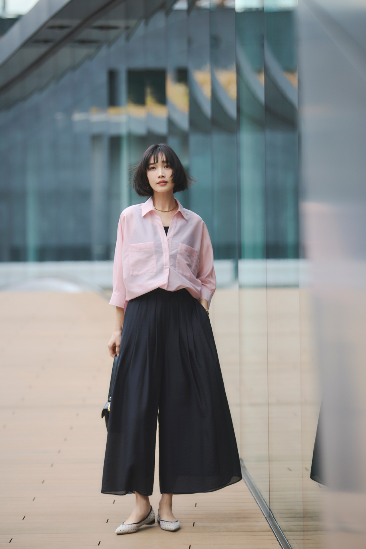 スキッパーシャツ