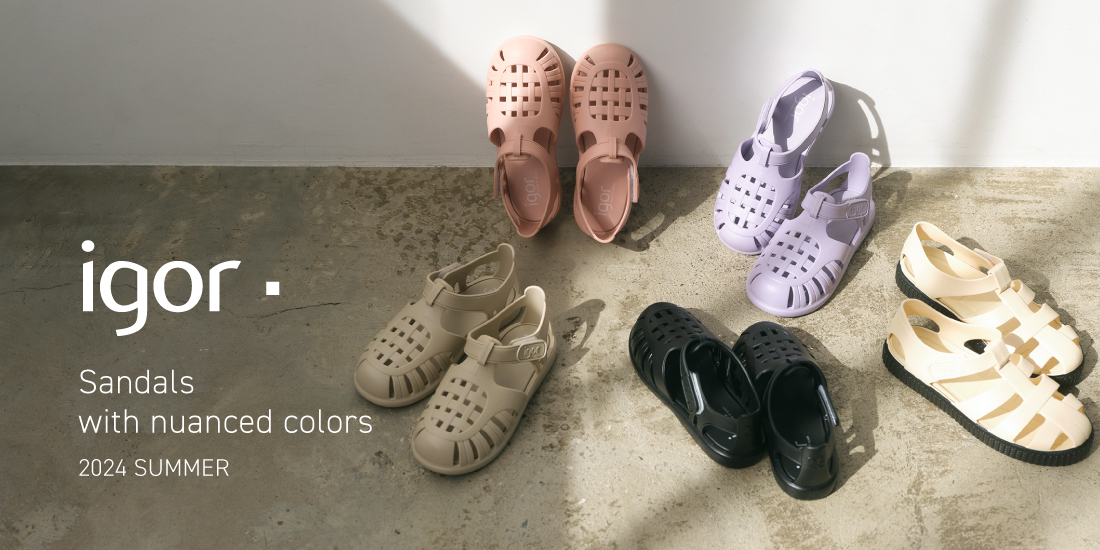igor / Sandals with nuanced colors