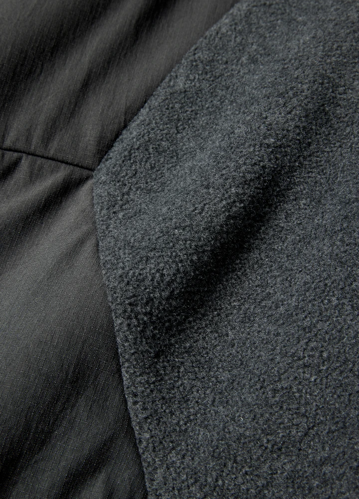 COMBINATION FLEECE HOODIE