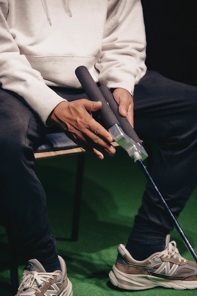 今でもレッスンの際に使うこともあるという、最初に形となって特許を取った練習器具