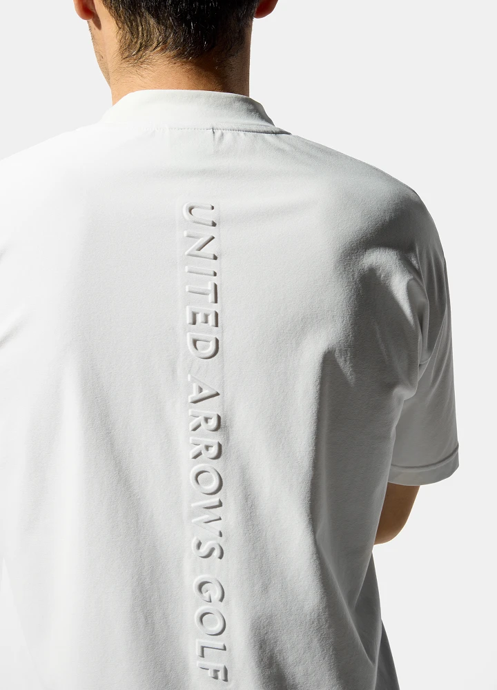 Emboss Mock Neck