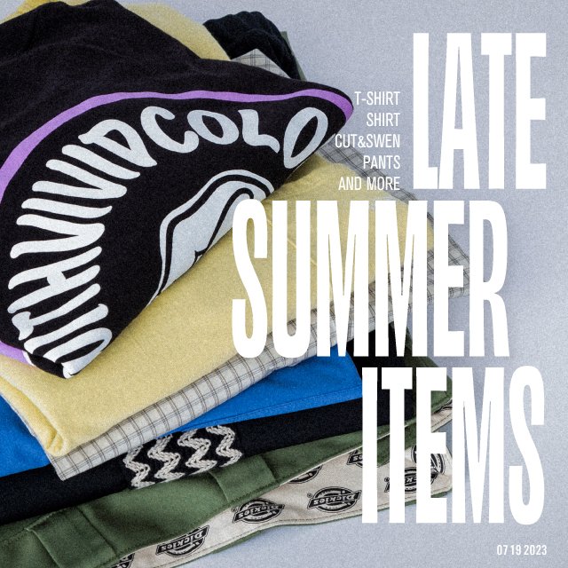 LATE SUMMER ITEMS|monkey time - モンキータイム LATE SUMMER ITEMS|monkey time - モンキータイム