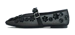 FLOWER MARY JANE FLAT SHOES