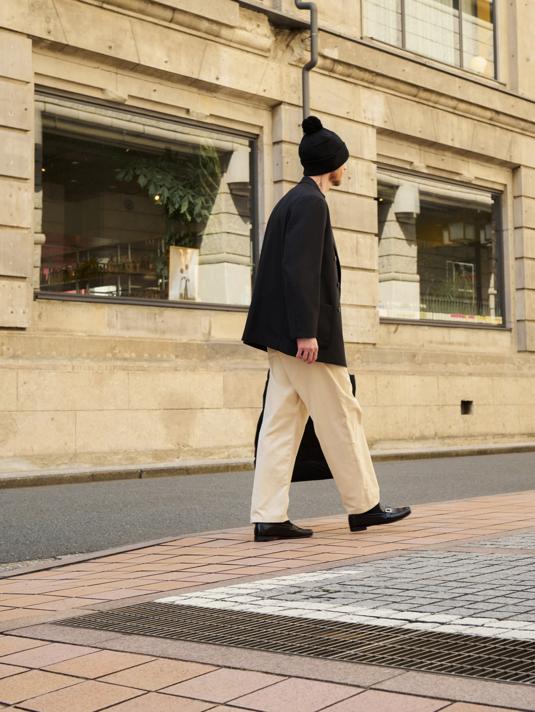 くみごん＜Steven Alan＞ ベロア セットアップ ブラック AUTUMN WINTER 2023｜「Modern primitive」をテーマにした秋冬
