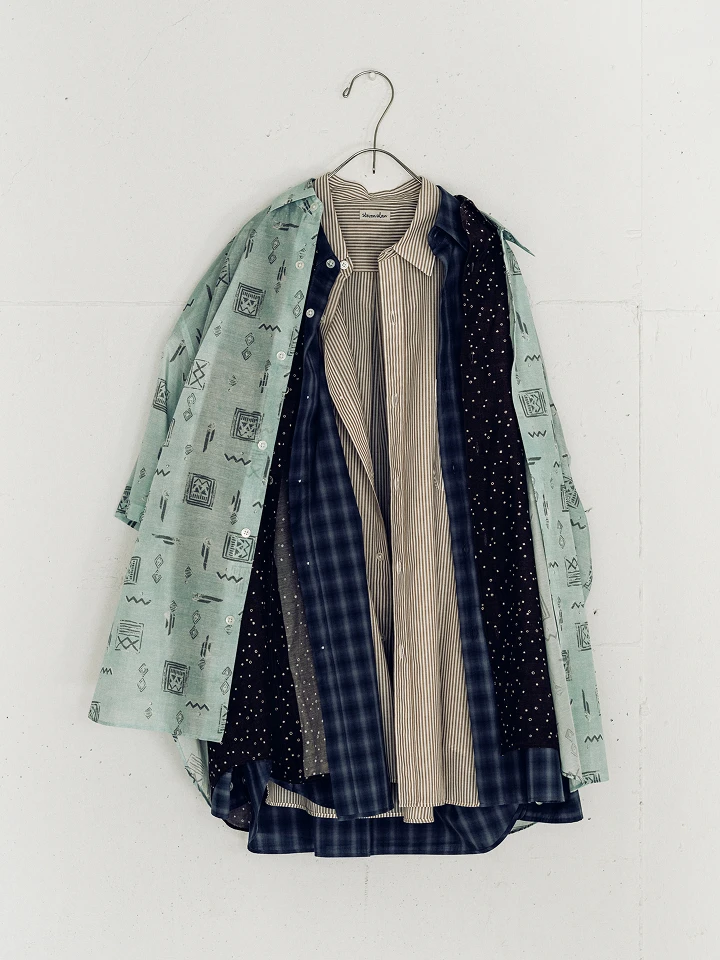 こうもバラバラなシャツコレクション。