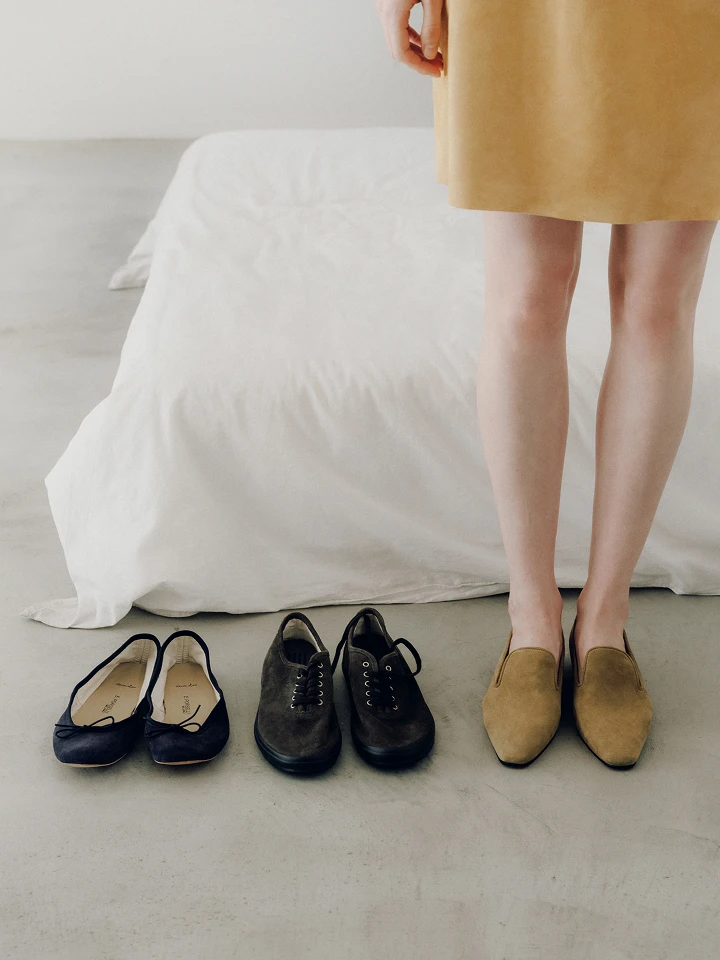 春はスエード日和。