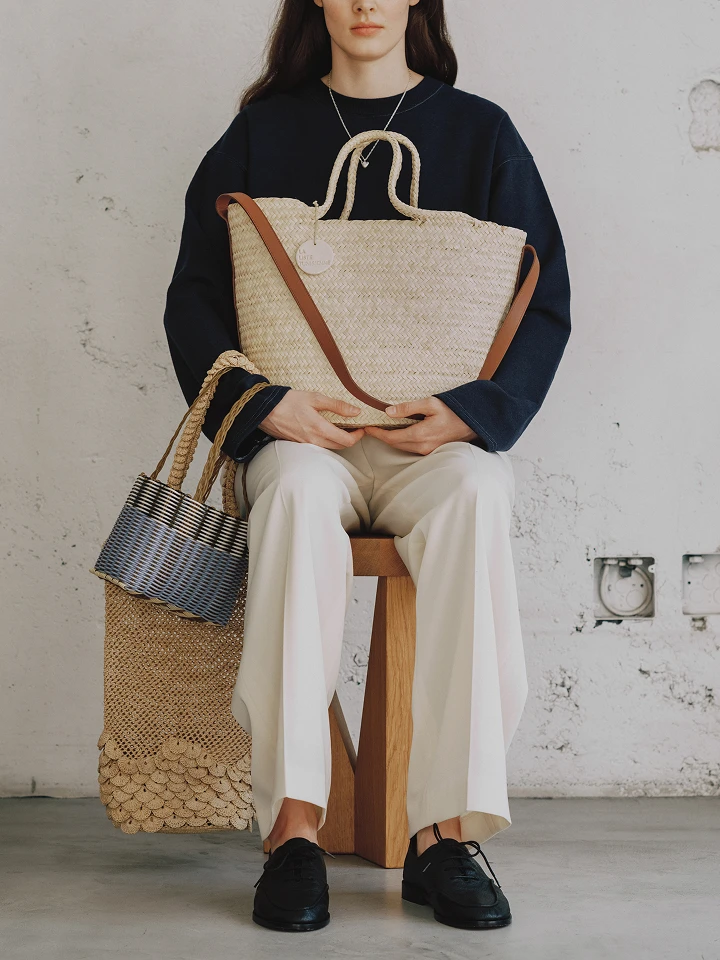 未来を紡ぐカゴバッグ。