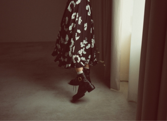 Deveaux Print Skirt