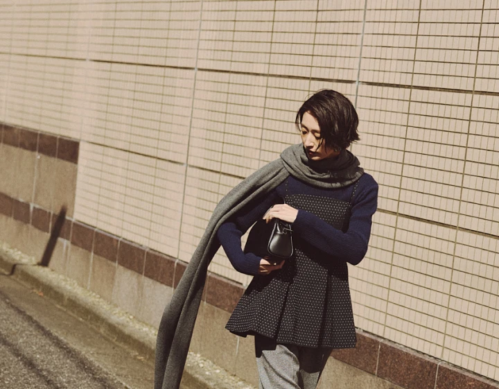 DOT JACQUARD SET-UP DAILY STYLING